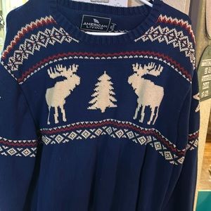 Moose Holiday Sweater